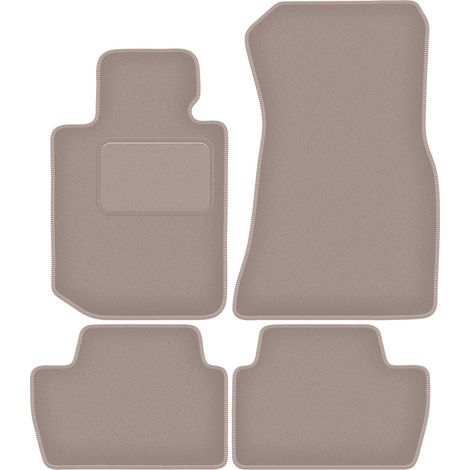 Beige Velours-Fußmatten für: BMW 2 G42 Coupé (2021-2022) (1/5)