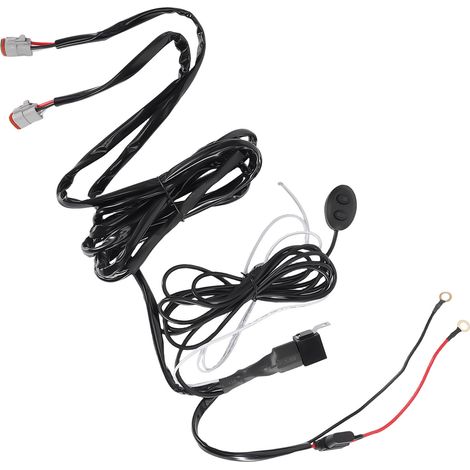 Harnais Câblage For Phares LED Auxiliaires maXpeedingrods RGB 30A 3-PIN DT (1/5)