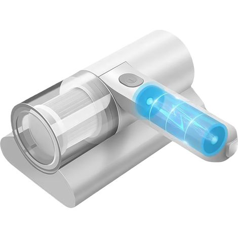 Kabelloser, tragbarer Staubsauger gegen Hausstaubmilben mit UV-Licht – Kompakt und leicht (800 g) – 1200-mAh-Akku, 60 Minuten Laufzeit – 10 kPa Saugkraft – Waschbarer HEPA-Filter (1/5)