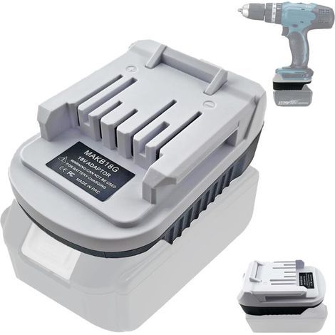 MAKB18G Adapter für Makita 18V Li-Ion-Akkus an Makita Elektrowerkzeuge der G-Serie – Akkuadapter für Makita 18V Li-Ion-Akkus – Konverter für BL1815G, BL1811G und BL1830G (1/4)