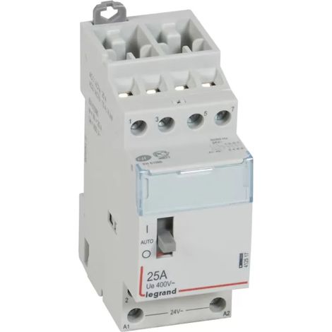 Modulares Schütz 4P 25A 4Z 24V AC mit Manipulator SM 425 24 4Z 412517 (1/2)