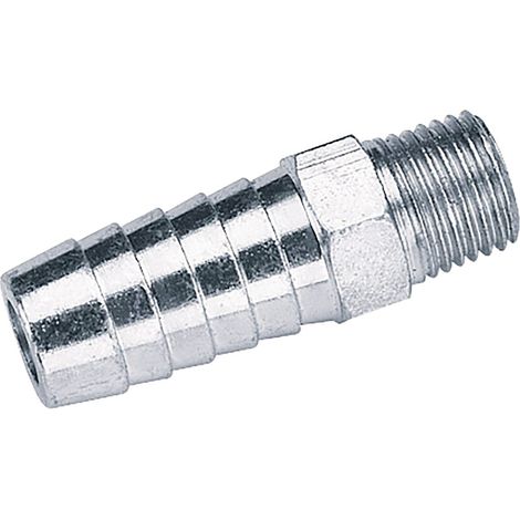 Draper 25802 1/4" BSP Taper Male Screw Tailpiece with 1/2" Bore for Hose Connection (Sold Loose) (1/5)
