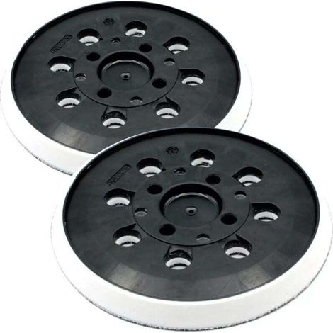 2-10 plateaux velcro 125mm - Compatible Bosch PEX series - Remplacement direct - Adhérence durable