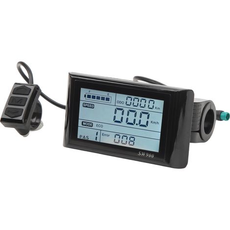 LCD-Bildschirm für Elektrofahrräder, 5-polig, 24 V, 36 V, 48 V, leichter und wasserdichter Bildschirm für Elektrofahrräder (1/5)