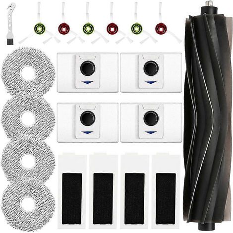 Filtre pour aspirateur brosse pour aspirateur Filtre de brosse pour aspirateur filtre deebot T20 OMNI/T20/T20 Max/T20 Pro Aspirateur Main Side Brosse Serpillière Filtre Dus (1/5)