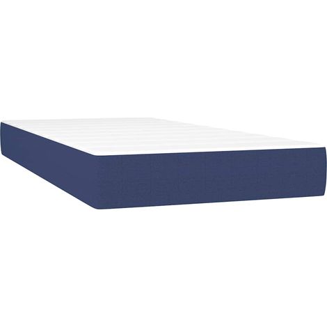 Maison Exclusive - Materasso a Molle per Bambini Rigidità Media Blu 80x160 cm in Tessuto