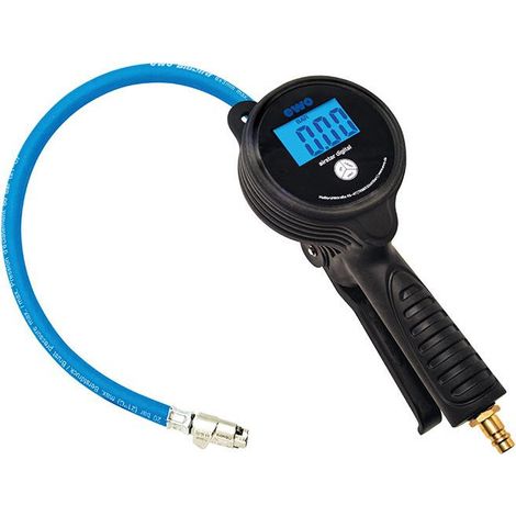 Gonfleur de pneus manuel numérique Airstar, non calibré, avec raccord rapide DN 7.2 (1/2)