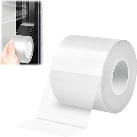 CCYKXA  Joint Fenetre Isolation, 7cm x 10m Bande Collante Etancheite, Boudin de Porte Isolant Froid, Isolant Thermique Autocollant pour Fenêtres Hiver Etanchéité Isolant Anti Bruit Poussière Froid
