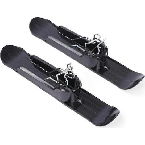 Compatible avec les voitures, les vélos et les fauteuils roulants, cet accessoire de ski est équipé de roues et de lames, vous permettant de profiter des joies de la glisse sur la neige. (1/4)
