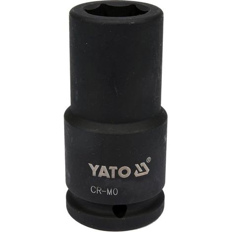Yato YT-1124-Buchse de Schlüssel de Schlagbuchse de Schlagbuchse de Schlagbuchse Schwarz