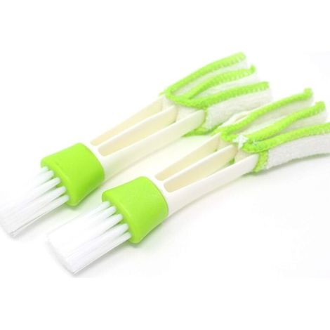 2-teiliges Autobürsten-Set, Staubpinsel, Staubwedel, Mikrofaser-Staubwedel, Autoinnenraumreiniger, Lüftungsbürste, Fei Yu