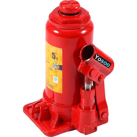 Cric hydraulique de levage de voiture d'une capacité de 5 tonnes, outil de réparation pour cric bouteille automobile