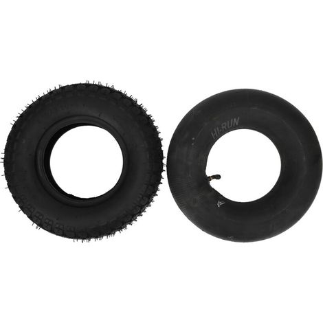 SJLERST 4.10/3.50-6 Accessoire de tondeuse à gazon pour chambre à air de roue de scooter de mobilité pour personnes gées