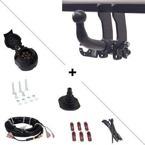 Attelage Renault Trafic II (07/01-08/14) RDSOH + faisceau universel 7 broches utilitaire (1/2)