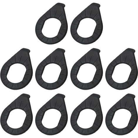 Lot de 10 rondelles M8 M10 pour moyeu de vélo et axe de moteur de vélo électrique, matériau en acier, rondelles avant et arrière compatibles pour une fixation sûre (10 pièces M10 argent) (1/5)