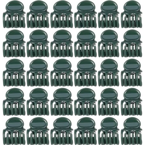 Orchideenclips, 50 Stück Blumenclips Kletterpflanzenstützen Kurze Verlängerung 1,5 cm (1/5)