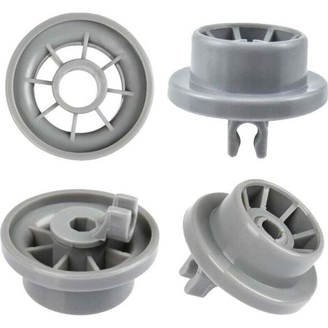 Lot De 4 Roulettes Pour Panier Inférieur De Lave Vaisselle Compatible Siemens Bosch