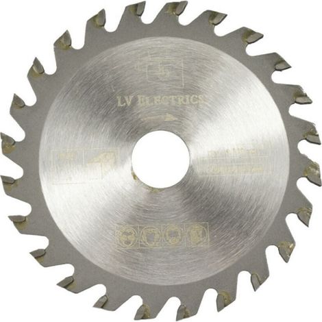 Lama per sega circolare in acciaio al carbonio per il taglio di legno -Ø 156 mm - denti 24 (1/4)