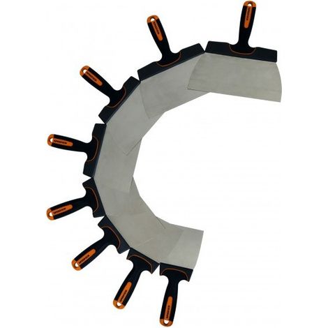 Coltello da intonaco con lama curva EDMA 200 mm - 265655 (1/4)