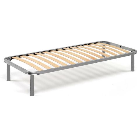 Talamo Italia Rete letto singolo Manila, Rete ortopedica in multistrato di betulla a 13 doghe, 100% Made in Italy, Cm 90x190h 34, con imballo rinforzato