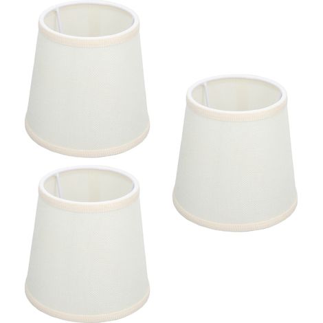 3er-Set Tischlampenschirme, handgefertigt, hohe Lichtdurchlässigkeit, weicher Stoff, äußerst langlebig, sicheres Design, kleine Lampenschirme (1/5)