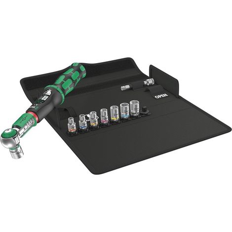 Juego de llaves dinamométricas 1/4" WERA (10 piezas)