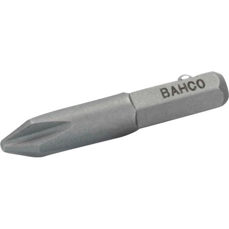 Bahco 5/32 Standard Schraubendreher Bits für PH2-Phillips-Schrauben 25 mm - 2 Stk. pro Blisterpackung