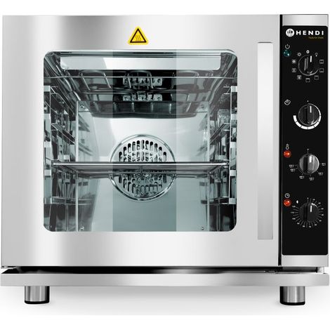 HENDI Kombidämpfer mit Grill 4x GN 2/3, Hellgrau, 230V/3000W, 625x585x(H)590mm