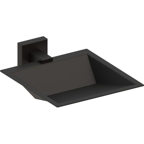 BELTRAN 20187 LUKA Jabonera Negro Mate Atornillar - ref: 064-20187