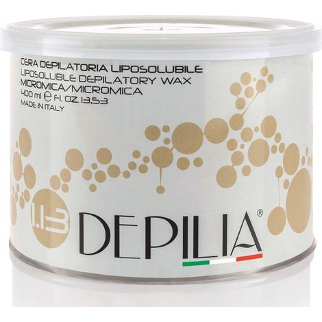 Trade Shop - Barattolo Cera Depilatoria Liposolubile Micromica 1.13 400ml Ceretta Depilazione -