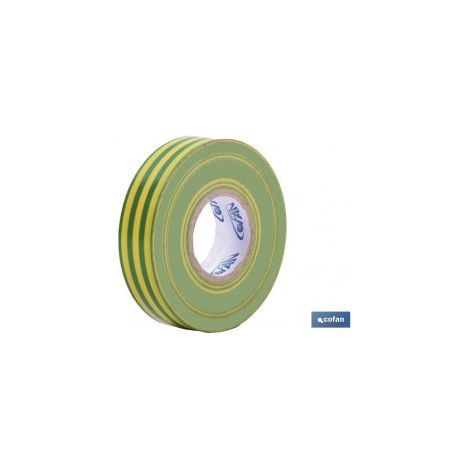 Pack mit 10 Einheiten Isolierband 180 Mikrometer Erdung 19mm x 20 Meter