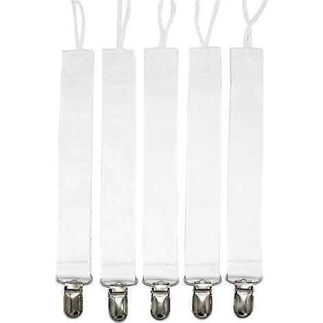 Textil-Clip-on-Rohlings in Lebensmittelqualität für die Sublimation, universell für Babys, mit Clip, 30 Stück - Gut-White (1/5)