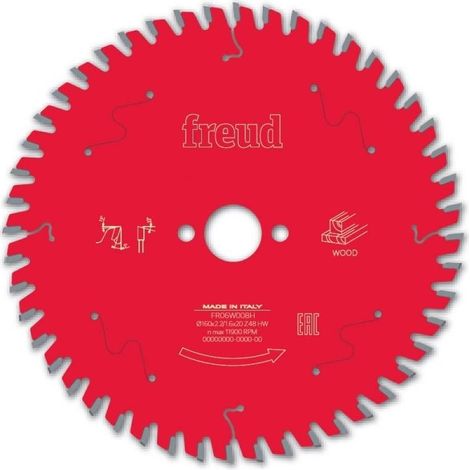 Disco de corte longitudinal para madera 165x20 mm Z24 Freud
