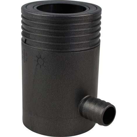 Regensammler m. Überlaufstop, DN 53-75, anthrazit-metallic (1/3)