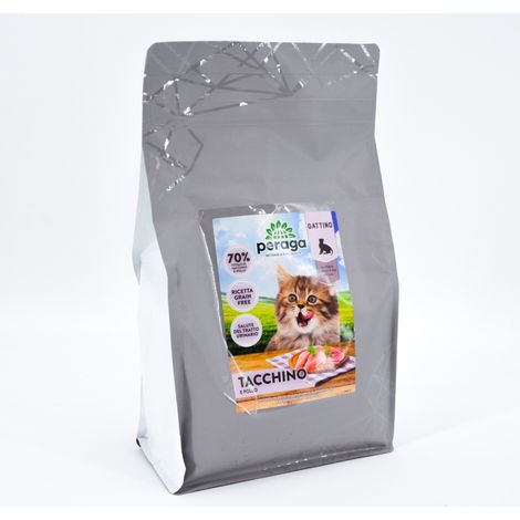 CROCCHETTE PERAGA PER GATTINO 1,5KG TACCHINO E POLLO CROCCHETTE GATTI