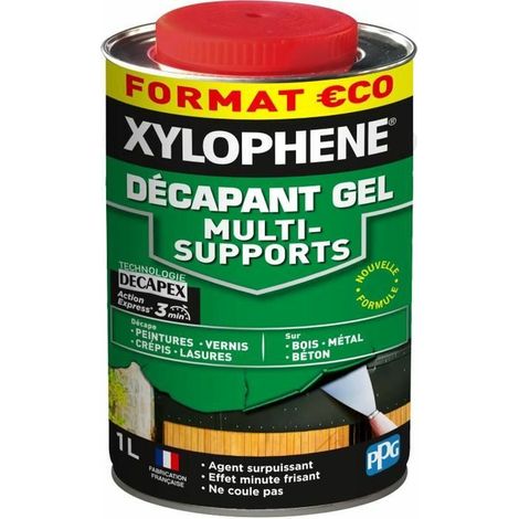 Décapant Gel Universel Xylophène Formule Gel Non Coulante, Multi-supports - Vivo Verde