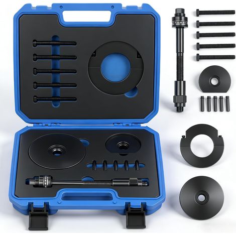 Lot de 14 extracteurs de roulements de roue universels - Outil de montage et démontage de roulement de roue de 85 mm - Outil de démontage compatible avec (1/5)