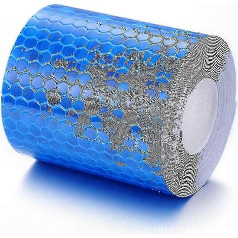 Ruban adhésif réfléchissant autocollant, 3m x 5cm, bandes de sécurité imperméables pour visibilité et signalisation (1/5)