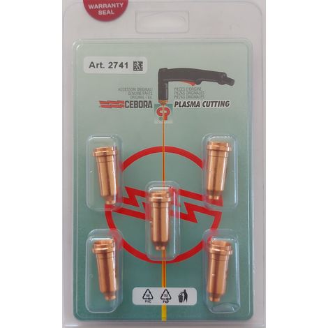 CEBORA 2741 UGELLO LUNGO Ø 2.4 mm TORCIA CP 70C MAR UGELLI CONF 5 PZ SCRICCATURA (1/3)