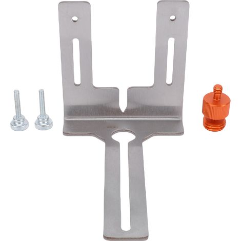 Support Mural Universel en Acier Inoxydable - Réglable, Portable avec Vis Double Extrémité