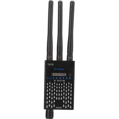Détecteur RF G618 Anti-Espionnage Localisateur de Caméras WiFi et Micros GPS Scanner de Signal Sans Fil (1/5)