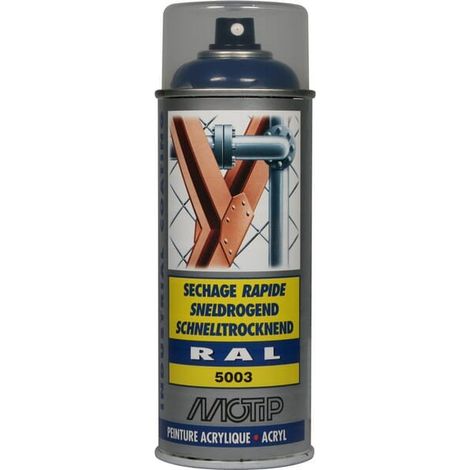 Peinture spray bleu sapphire MOTIP 07001 (1/3)