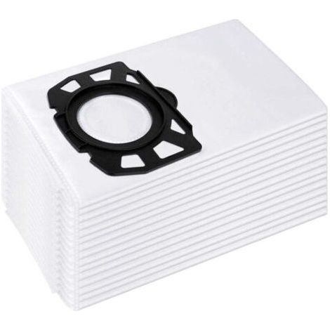 Lot de 15 sacs filtrants non-tissés pour aspirateurs Kärcher WD4, WD5, WD6 – Filtration 99,99% – Compatible MV4, MV5, MV6 (1/5)