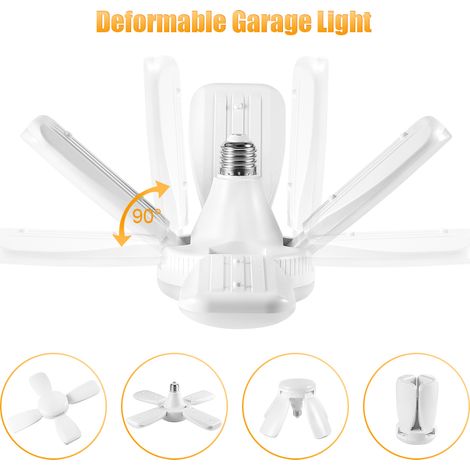 60W E27 LED-Garagenleuchte, Eingangsspannung 165-265V AC (6500k) (1/5)