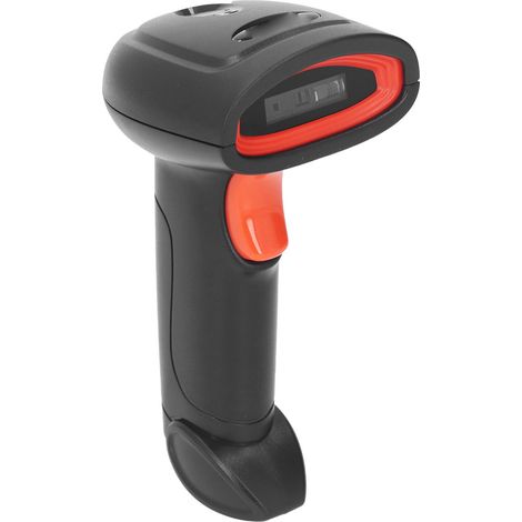 Lecteur de code-barres 1D sans fil 2.4G lecture rapide reconnaissance précise avec voyant sonore et lumineux (1/3)