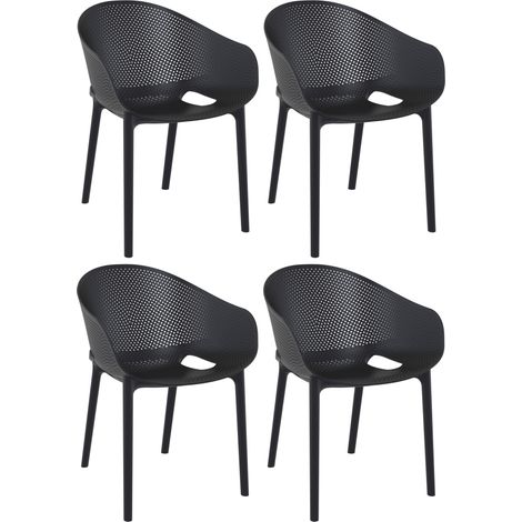 4er Set Stühle Sky Pro schwarz (1/5)