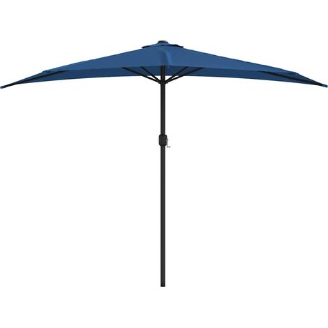 Ombrellone Balcone Palo in Alluminio Blu 300x150x253cm a MetÃ  vidaXL