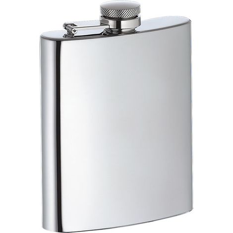 Fiaschetta da tasca Cilio in acciaio, 0,2 l, 12,5 cm (1/2)