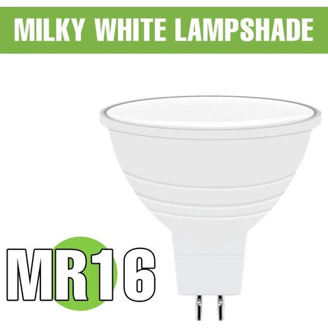 Lampes de croissance pour plantes Ampoules pour lustre GU5.3 220V (MR16 Blanc laiteux, Blanc froid, 5 W) pour salon et chambre, éclairage doux. (1/5)