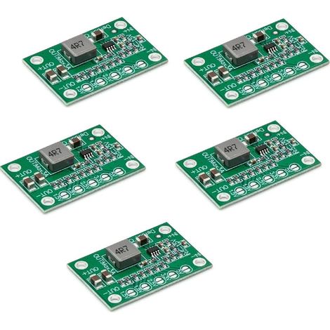 Modulo di alimentazione step-down regolabile a 5 componenti, uscita 1,25 V-5 V, ingresso 5-16 V. (1/5)